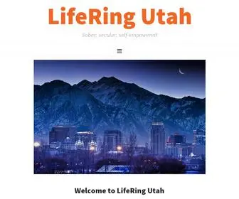 Liferingutah.org(Sober, secular, self-empowered) Screenshot