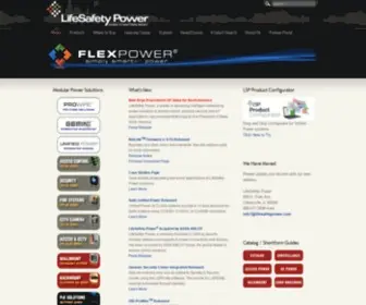 Lifesafetypower.com(LifeSafety Power) Screenshot