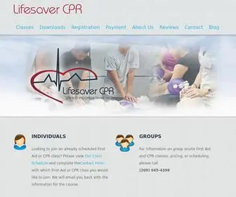 LifesavercPr.net(LifeSaver CPR) Screenshot