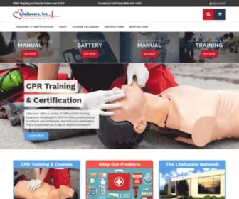 Lifesaversinc.com(CPR Training) Screenshot