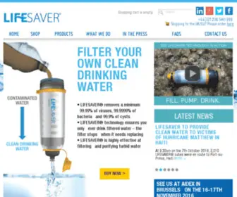 Lifesaverusa.com(LIFESAVER bottle) Screenshot