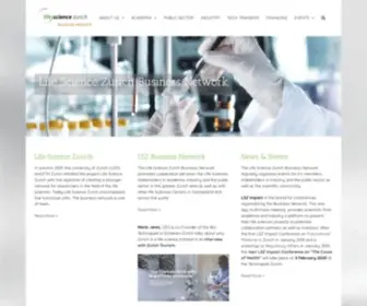 Lifescience-Businessnetwork.ch( Welcome) Screenshot