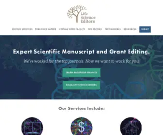 Lifescienceeditors.com(Life Science Editors) Screenshot