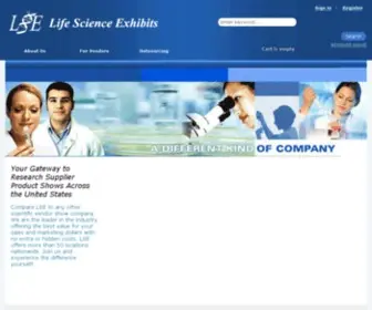Lifescienceexhibits.com(Life Science Exhibits) Screenshot