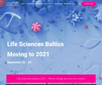 Lifesciencesbaltics.com(Home) Screenshot