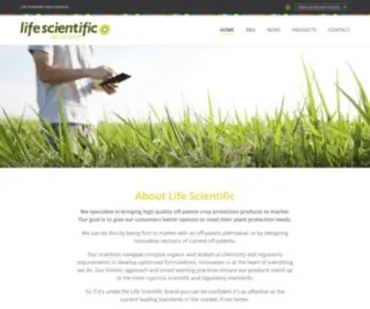 Lifescientific.com(About Us) Screenshot