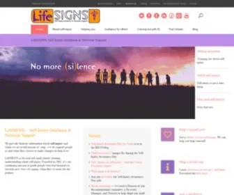 Lifesigns.org.uk(The user) Screenshot