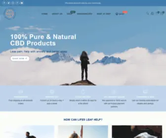 Lifesleaf.com(Lifes Leaf CBD) Screenshot