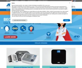Lifesourceonline.com(A&amp;D Medical) Screenshot