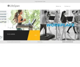 Lifespaneurope.com(LifeSpan Fitness) Screenshot