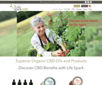 Lifesparkcbd.co.uk(Best Organic CBD Oil) Screenshot