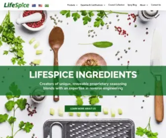 Lifespiceingredients.com(LifeSpice Ingredients) Screenshot