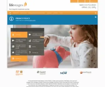 Lifestages.co.nz(Home) Screenshot