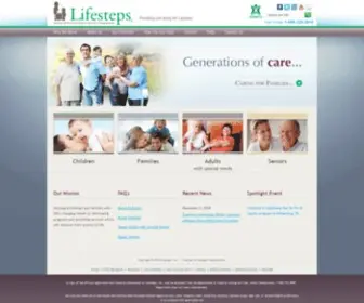 Lifesteps.net(Home • Lifesteps) Screenshot