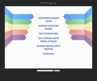 Lifestorage.us(lifestorage) Screenshot