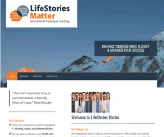 Lifestories-Matter.com(LifeStories Matter) Screenshot