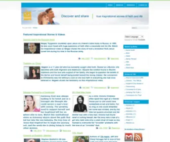 Discover true inspirational stories & videos of faith and life