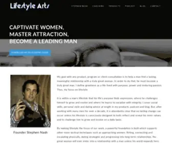 Lifestyle-ARTS.com(How to Attract Women) Screenshot