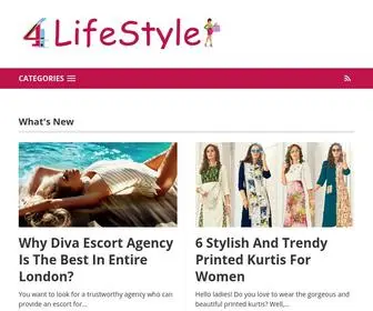 Lifestyle4.com(4Life Style blog) Screenshot