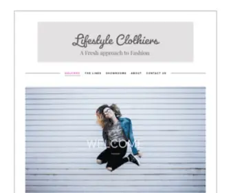 Lifestyleclothiers.com(Lifestyle Clothiers Showroom) Screenshot