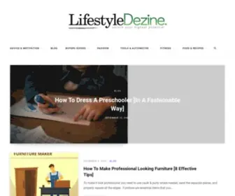 Lifestyledezine.com(Lifestyle Magazine) Screenshot