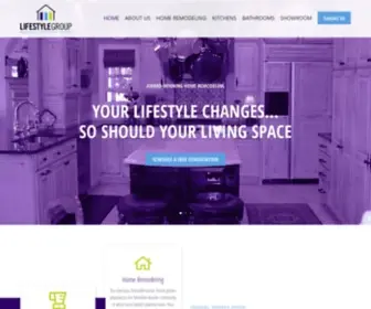 Lifestylegroup.com(Home, Kitchen & Bath Remodeling Contractor Indianapolis, IN) Screenshot