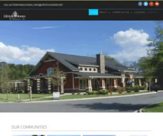 Lifestylehomes.net(Lifestyle Homes of Distinction) Screenshot