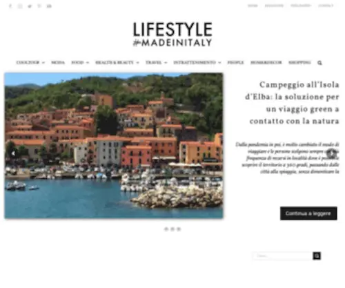 Lifestylemadeinitaly.it(Lifestyle Made in Italy) Screenshot