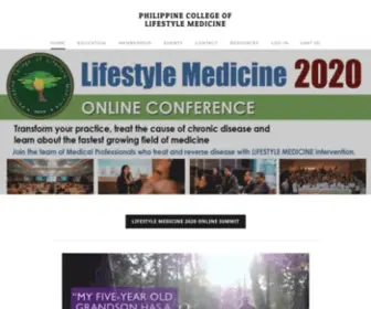 Lifestylemedicinephilippines.org(PHILIPPINE COLLEGE OF LIFESTYLE MEDICINE) Screenshot