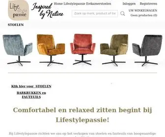 Lifestylepassie.com(Online Eetkamerstoel) Screenshot