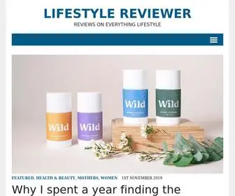 Lifestylereviewer.com(Lifestyle Reviewer) Screenshot