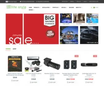 Lifestylestore.com.au(The Life Style Store) Screenshot