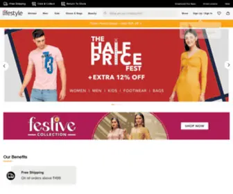 Lifestylestores.com(Online Shopping) Screenshot