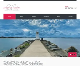 Lifestylestrata.com(Body Corporate & Strata Management) Screenshot