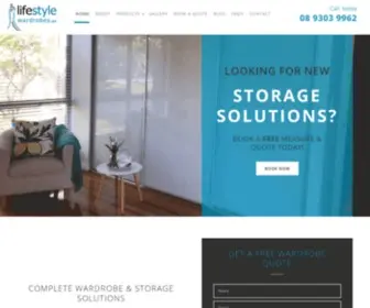 Lifestylewa.com.au(Lifestyle Wardrobes Perth) Screenshot