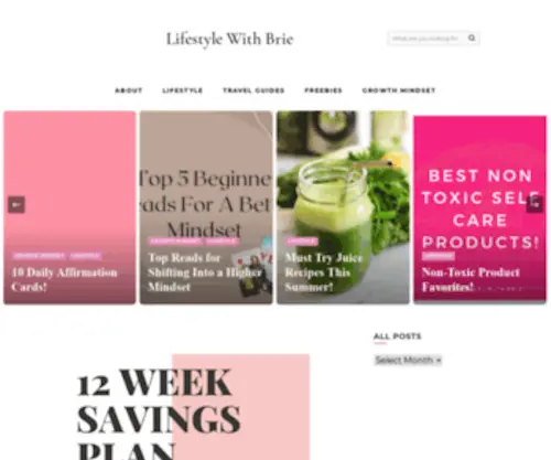 Lifestylewithbrie.com(Lifestyle With Brie) Screenshot