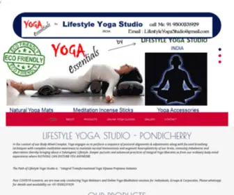 Lifestyleyogastudio.com(Lifestyle Yoga) Screenshot