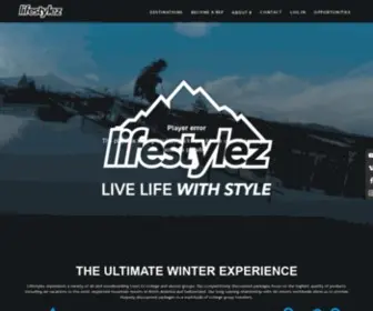 Lifestylez.com(College Ski) Screenshot
