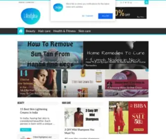 Lifestylica.com(The Best Indian Beauty Blog) Screenshot