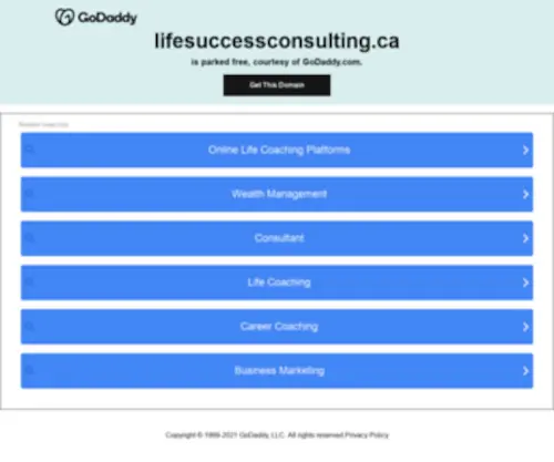 Lifesuccessconsulting.ca(Lifesuccessconsulting) Screenshot