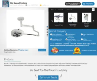 Lifesupport.in(Anaesthesia Ventilators) Screenshot
