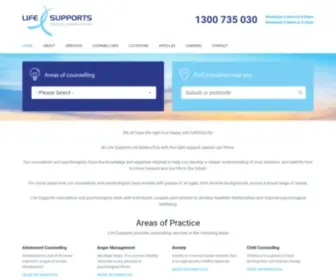 Lifesupportscounselling.com.au(Life Supports Counselling) Screenshot