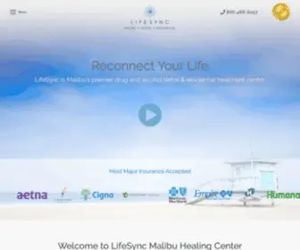 Lifesyncmalibu.com(LifeSync Malibu) Screenshot