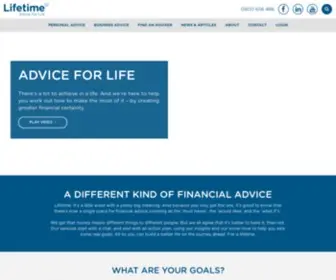 Lifetime.co.nz(Advice For Life) Screenshot