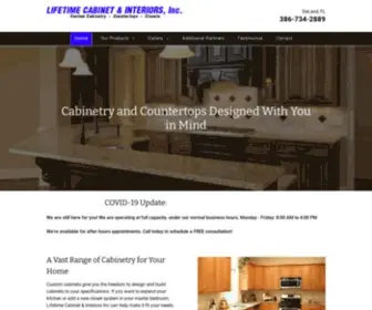 Lifetimecabinetryinc.com(Lifetime Cabinet & Interiors Inc) Screenshot