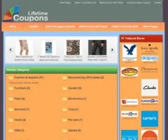 Lifetimecoupons.com(lifetimecoupons) Screenshot