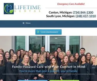 Lifetimedentalgroup.com(Lifetime Dental Group) Screenshot