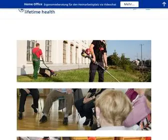 Lifetimehealth.ch(Gesundheitsförderung) Screenshot