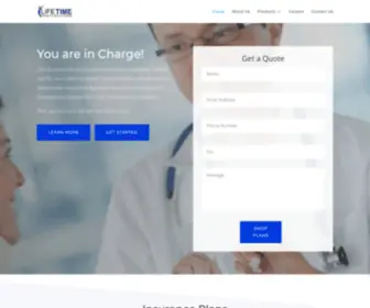Lifetimehealthsolutionsinc.com(Life Time Health) Screenshot