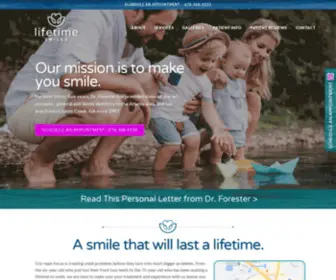 Lifetimesmiles.com(Our mission) Screenshot